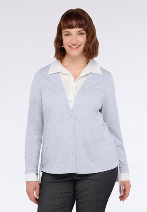 CON COLLETTO A CONTRASTO - Camicia - grigio
