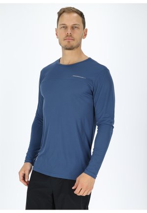 ULTRA LIGHT LS TEE II - Maglietta a manica lunga - denim blue