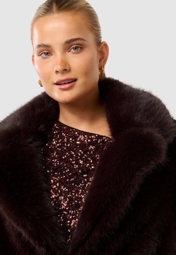 HUNTER MAXI COAT - Winter coat - dark chocolate3