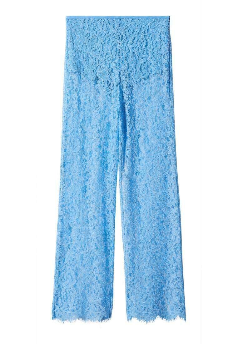 Mango Broek donkerblauw Mango Broek donkerblauw