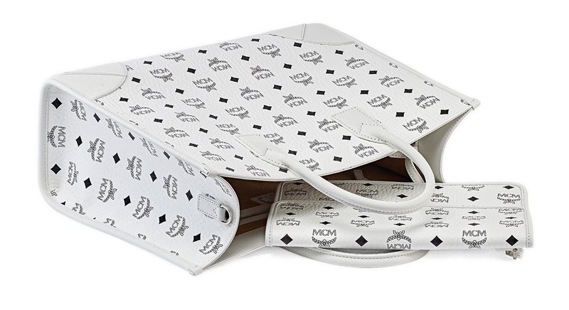 München Tote White Mcm Tote Bag MCM Extra Large München Tote Bag