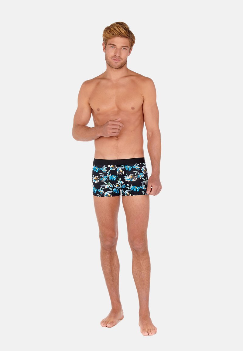 Herren Unterhosen | HOM EDEN ROC COMFORT Panties black flower print/schwarz - UH12502 Herren Unterhosen | HOM EDEN ROC COMFORT Panties black flower print/schwarz - UH12502