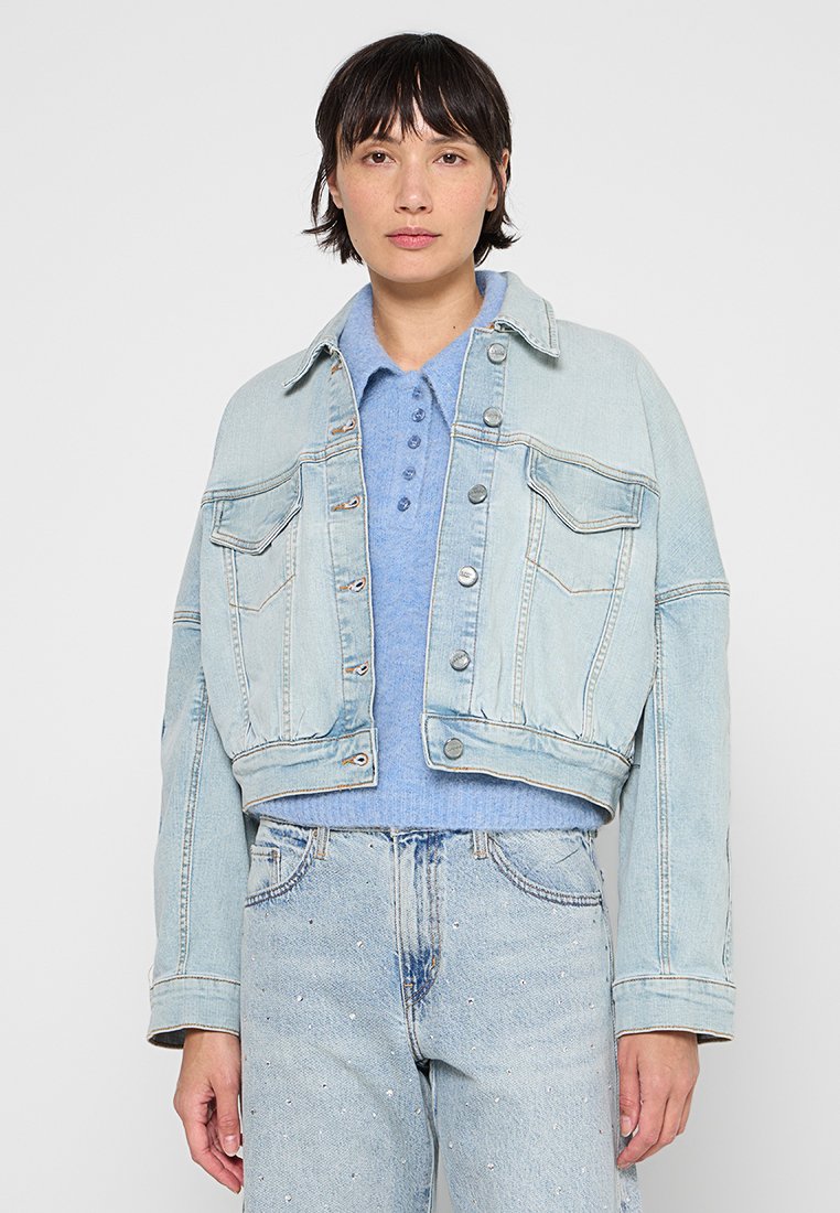 Ganni Spijkerjas meerkleurig