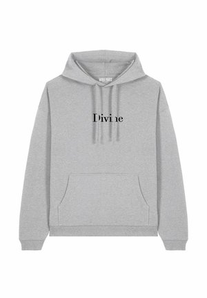 DIVINE EMBROIDERY UNISEX - Hoodie - mottled grey