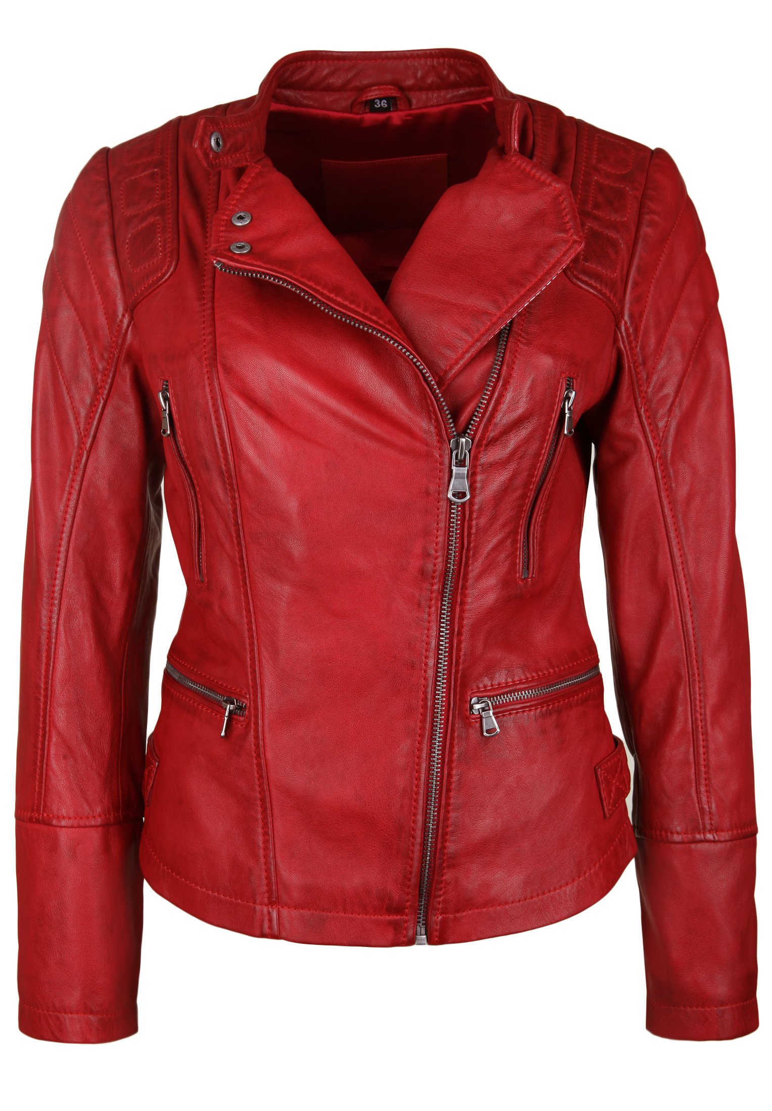 red leather jacket size 20