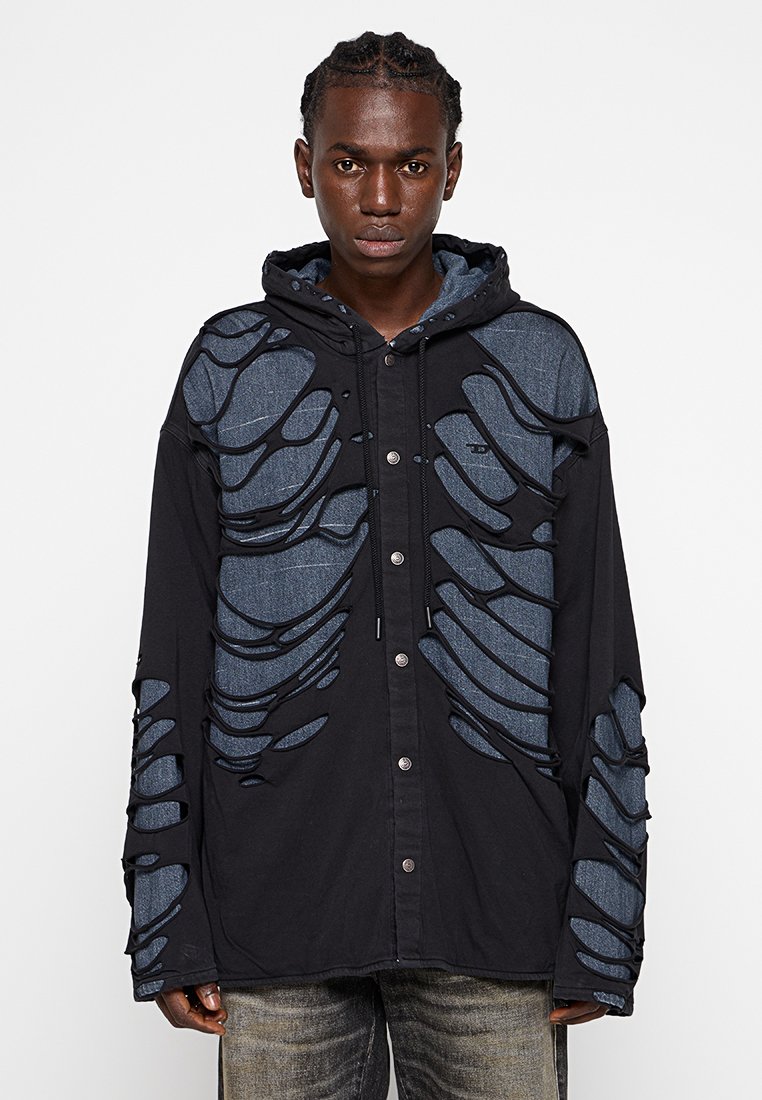 Diesel Lichte jas zwart Diesel Lichte jas zwart