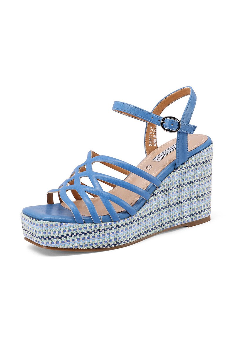 Sandali Donna Zalando Sandali Con Zeppa Blu Sandali Infradito