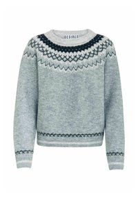 Desires Pulover - m light grey melange