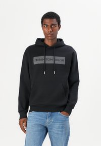 TOM TAILOR DENIM PRINTED  - Bluză de molton - black