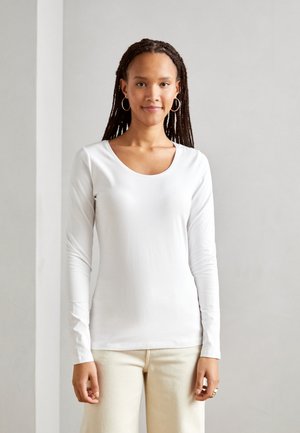 INEZ - Langærmet T-shirt - white