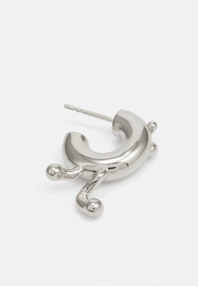 Maria Black IN REAL LIFE HOOP SET - Pendiente individual - silver-coloured