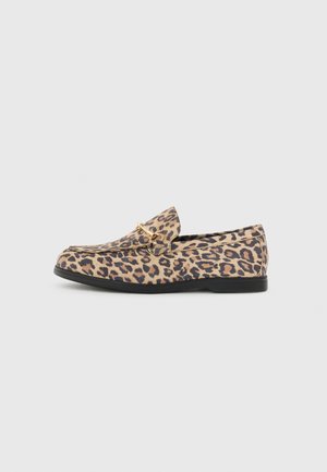 Slip-ons - beige/black