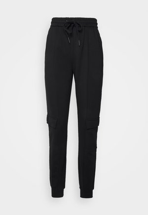 VMEVA STRING PANT - Cargo trousers - black
