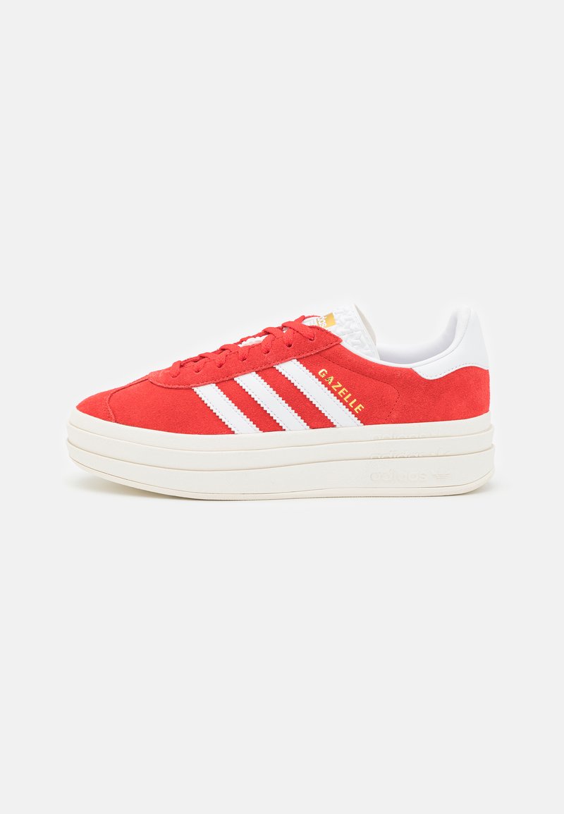 adidas Originals GAZELLE BOLD - Trainers - red/white