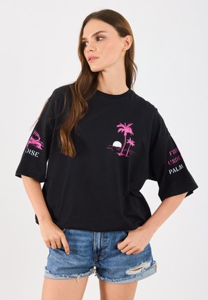 Tricou cu imprimeu - black