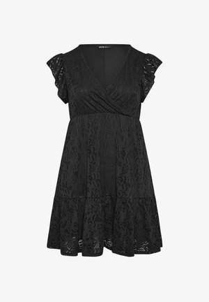 Yours Clothing, PLUS SIZE MINI DRESSES - Jurk - black