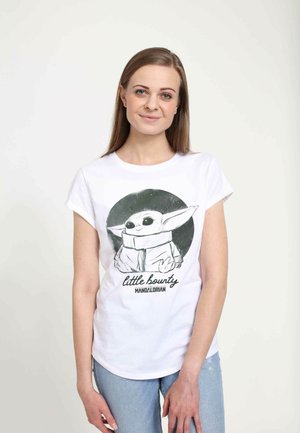 STAR WARS: THE MANDALORIAN INK BABY - Camiseta estampada - white