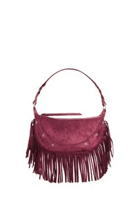 WITH FRINGING - Håndtasker - bordeaux