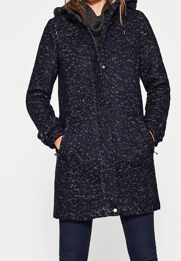 Esprit Abrigo corto - dark blue