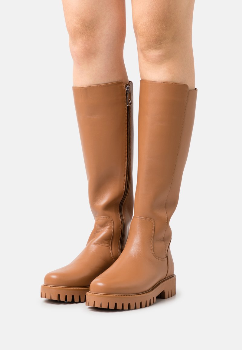 Damen Klassische Stiefel | ASRA KANGA Plateaustiefel tan - HP30582 Damen Klassische Stiefel | ASRA KANGA Plateaustiefel tan - HP30582