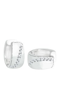Elli SPARKLING BASIC - MIT KRISTALLEN VON SWAROVSKI® - Örhänge - silberfarben
