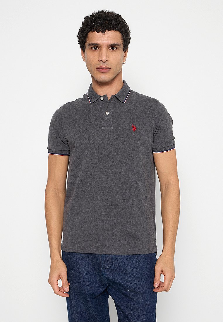 U.S. Polo Assn. Poloshirt donkergrijs