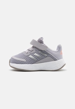 DURAMO SL SHOES - Zapatillas de entrenamiento - glory grey/silver metallic/light flash orange