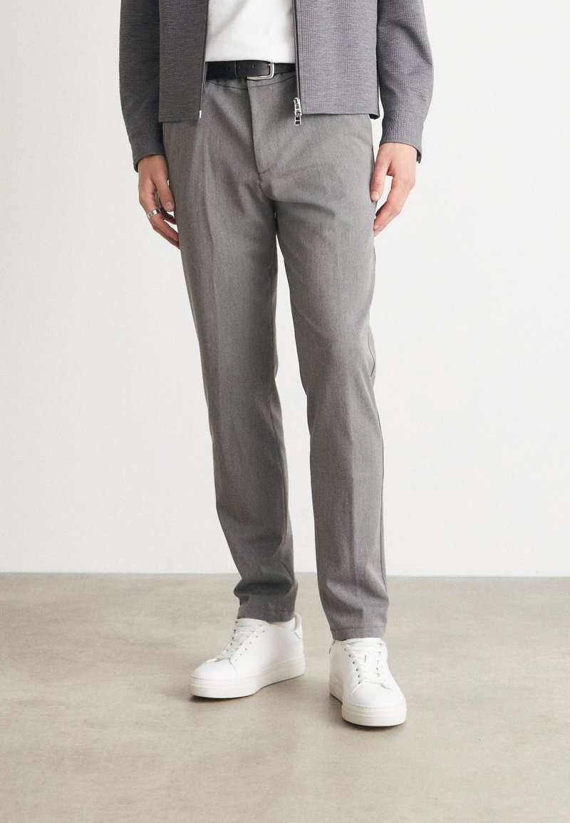 Les Deux - COMO PANTS - Chino stiliaus kelnės - grey melange, Padidinti