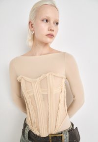 Jaded London BONED CORSET - Palaidinė - nude