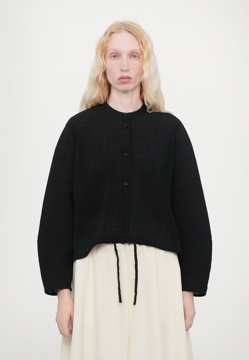 Henrik Vibskov FLAT SHIRT - Pogājama blūze - black