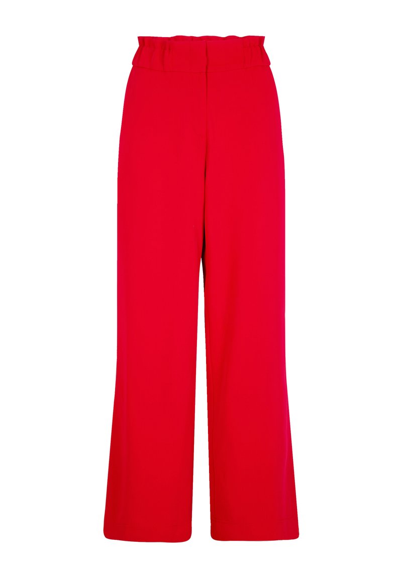 Pantalon cigarette 7/8ème rouge femme | Morgan