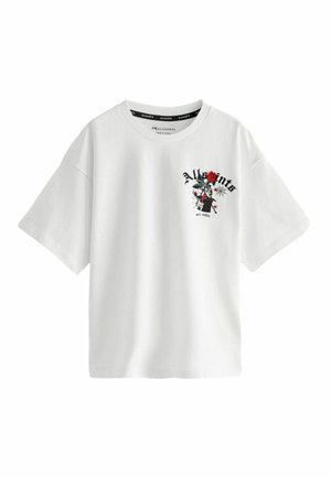 REGULAR FIT- GRAPHIC CREW - Print T-shirt - white magick