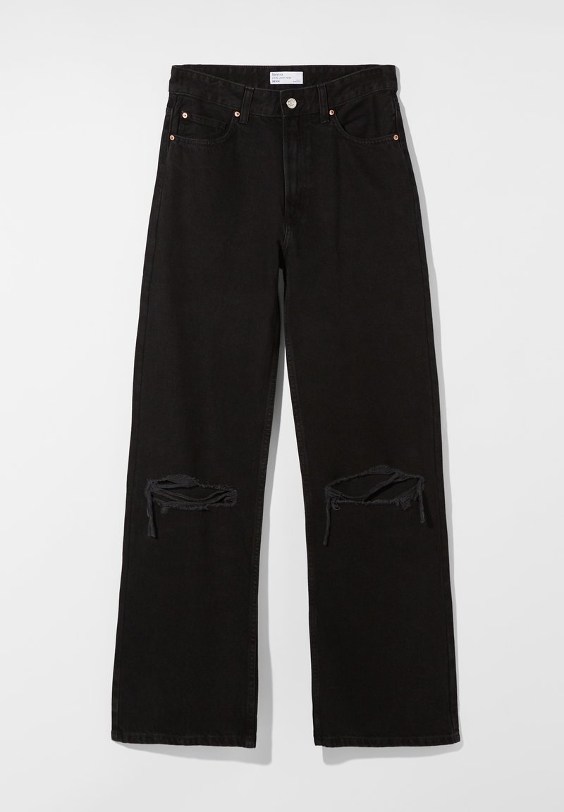 Bershka Flared Jeans zwart