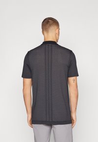 adidas Golf TOUR STRIPE - Polo shirt - black