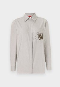 BABILA - Button-down blouse - weiss gestreift