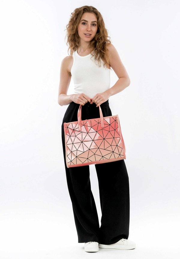 SHOPPER JESSY FINISH - Handtasche - peachfinish
