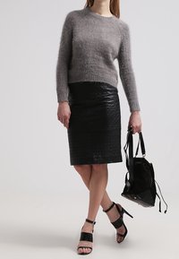 Topshop Strickpullover - dark grey