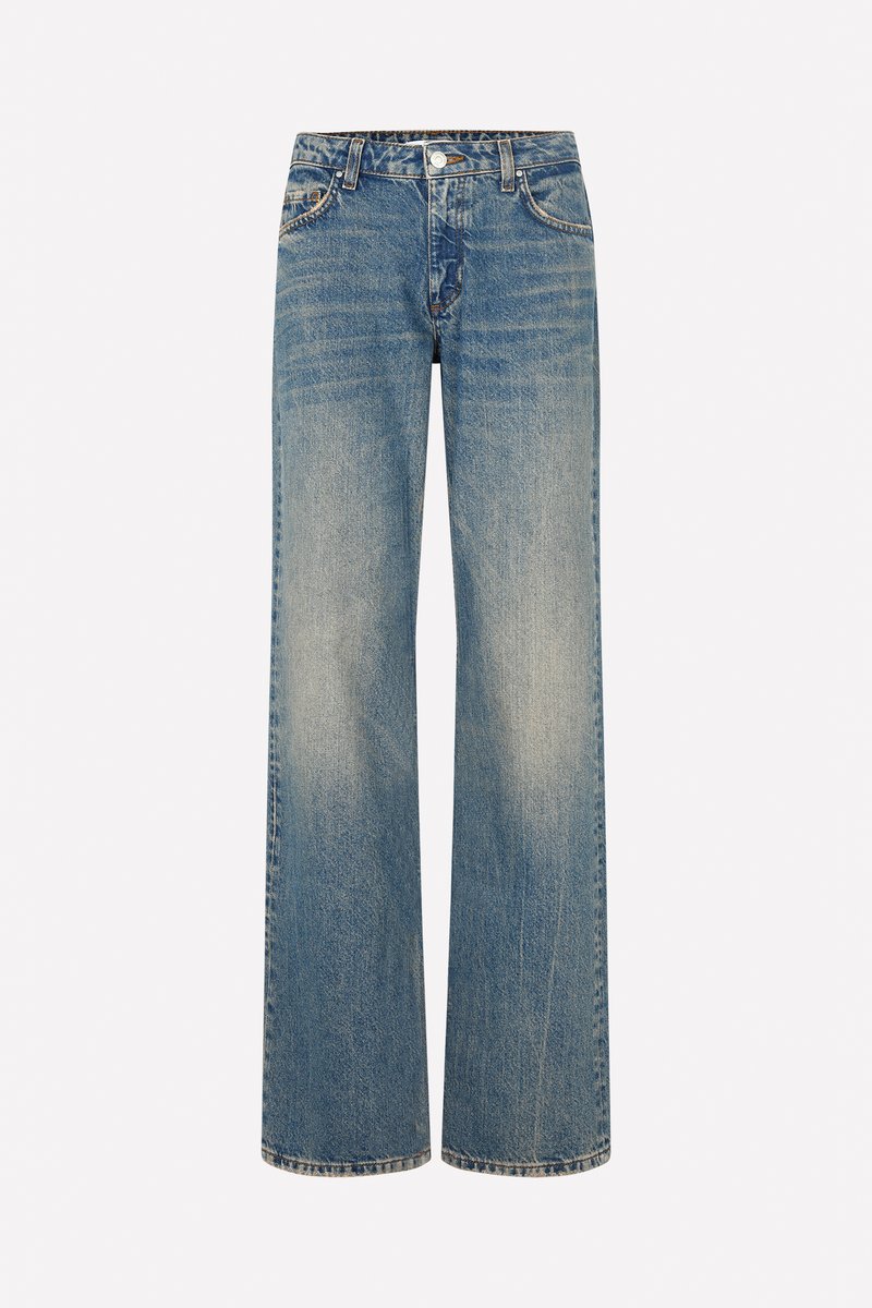 Envii Straight leg jeans blauw