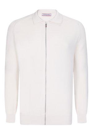 FULL ZIP - Strickjacke - off-white