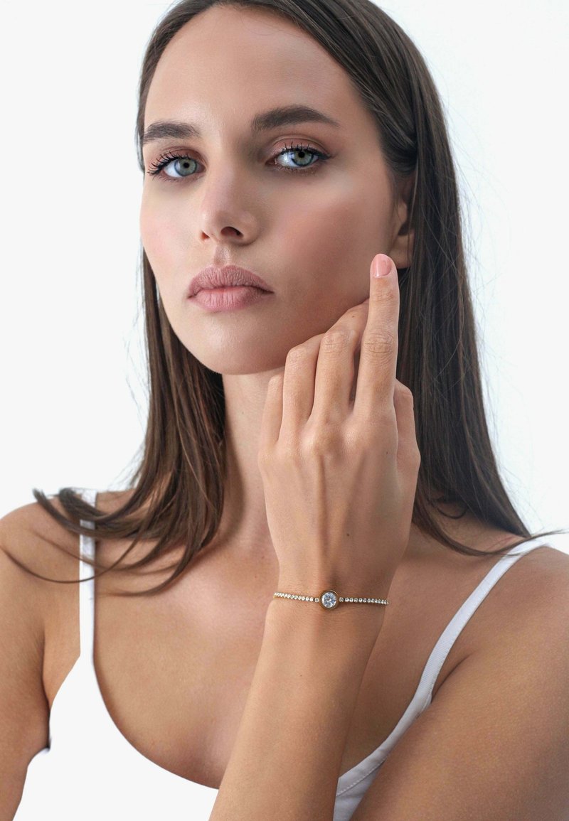 SENSORA JEWELRY TENNIS STONE - Bracciale - gold-coloured