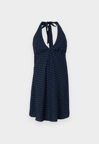 HALTER SLIP MINI - Rochie de zi - dark blue