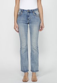 Koroshi Džínsy bootcut - azul cl light blue