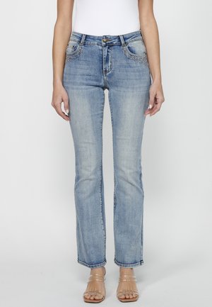 Koroshi Bootcut jeans - azul cl light blue
