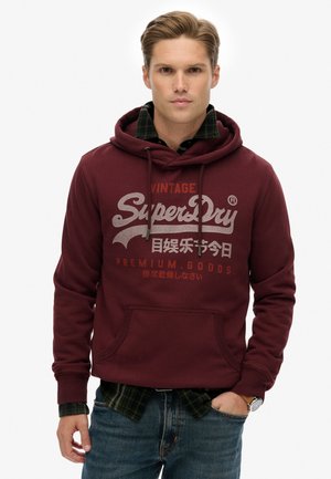 Hoodie - port red