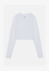 ESSENTIAL QUICK DRY CROPPED LONG SLEEVE TOP WITH THUMB HOLES - Top s dlhým rukávom - off-white