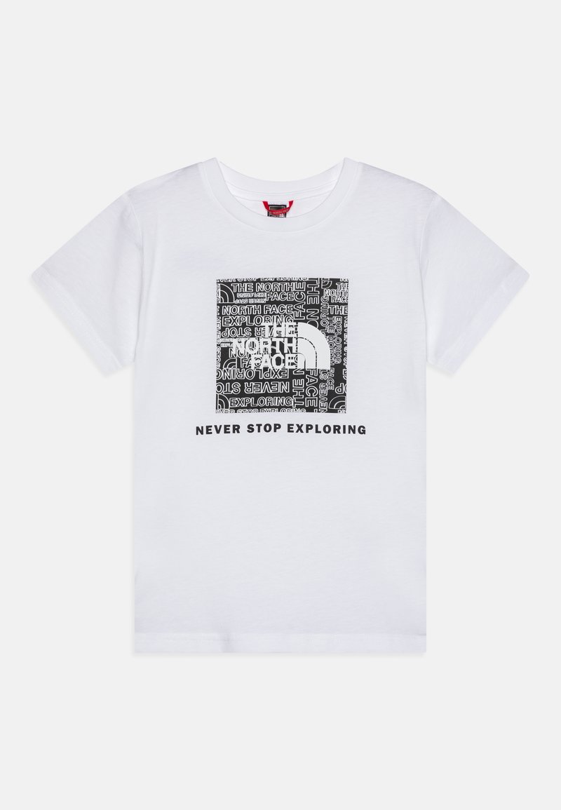 The North Face REDBOX TEE - T-shirt imprimé - white/black