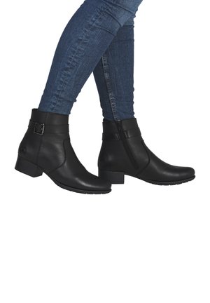 Rieker Bottines de cowboy / motard - schwarz