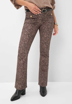 STYLE SHAKIRA - Stoffhose - dark chocolate