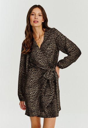 MULTIWAY MINI LEOPARD  - Denné šaty - brown