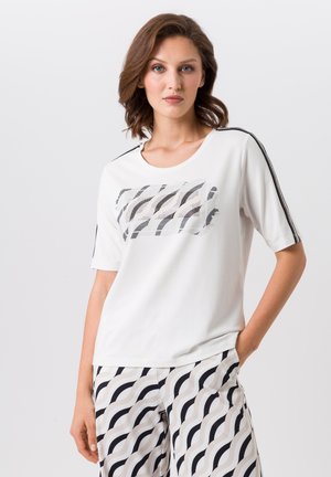 Print T-shirt - ecru